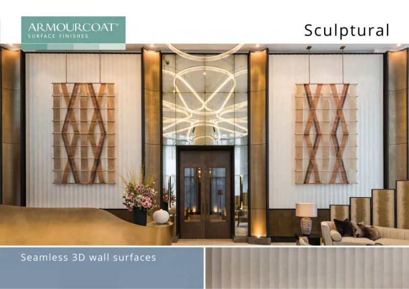 Armourcoat Sculptural 3D Seamless Wall Brochure