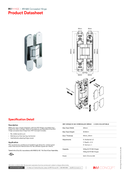 INVI-Hinge-RY120-Datasheet