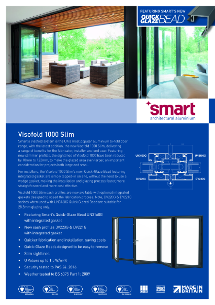 Visofold 1000 Slim Data sheet