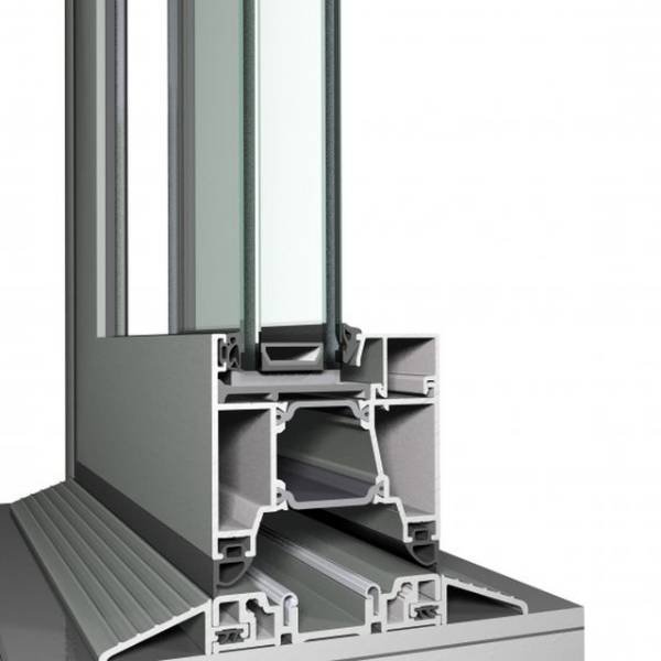 Aluminium Sliding and Folding Door CF 68 Concept Folding System