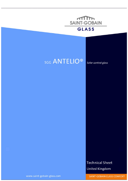 SGG ANTELIO Solar Control Glass