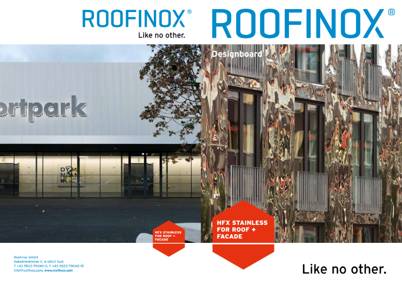 Roofinox Design Board