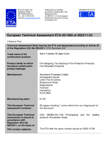European Technical Approval (ETA)