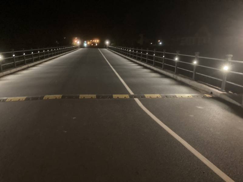 ASF Illuminated Balustrade  - Lough Erne - 100% recycled posts and LED Lighting