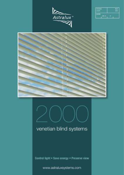 Astralux 2000 Venetian Blind System