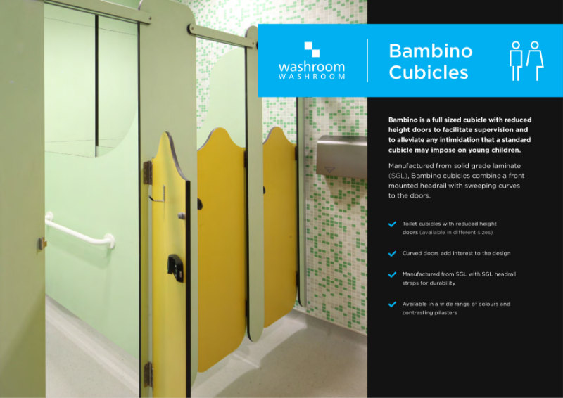 Bambino toilet cubicles