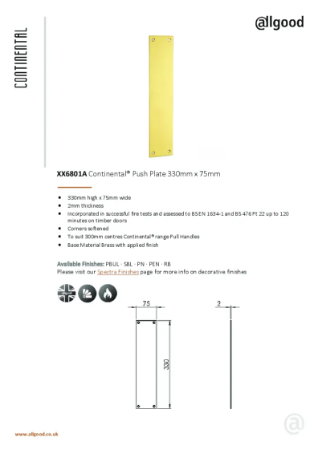 XX6801A-Continental Datasheet Iss05