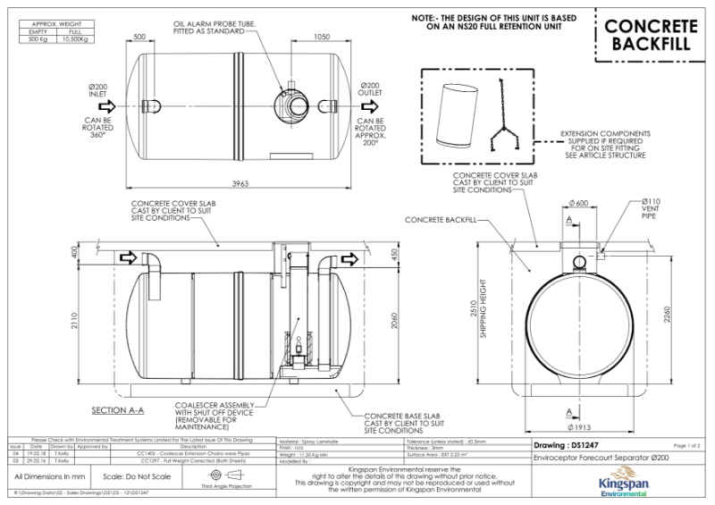 Forecourt Separator 0200