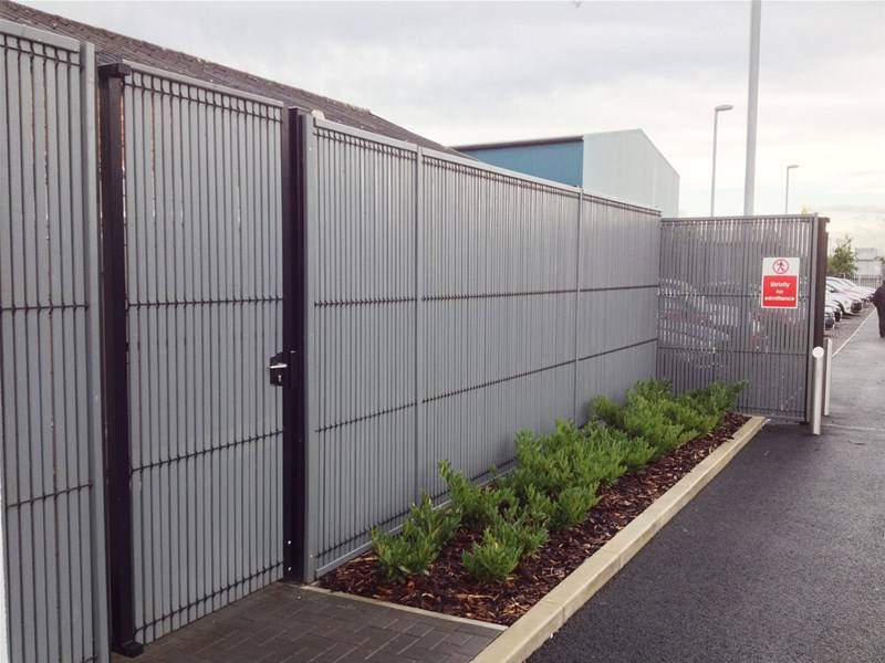 Bespoke EuroGuard Combi Security Fencing BMW Service Centre