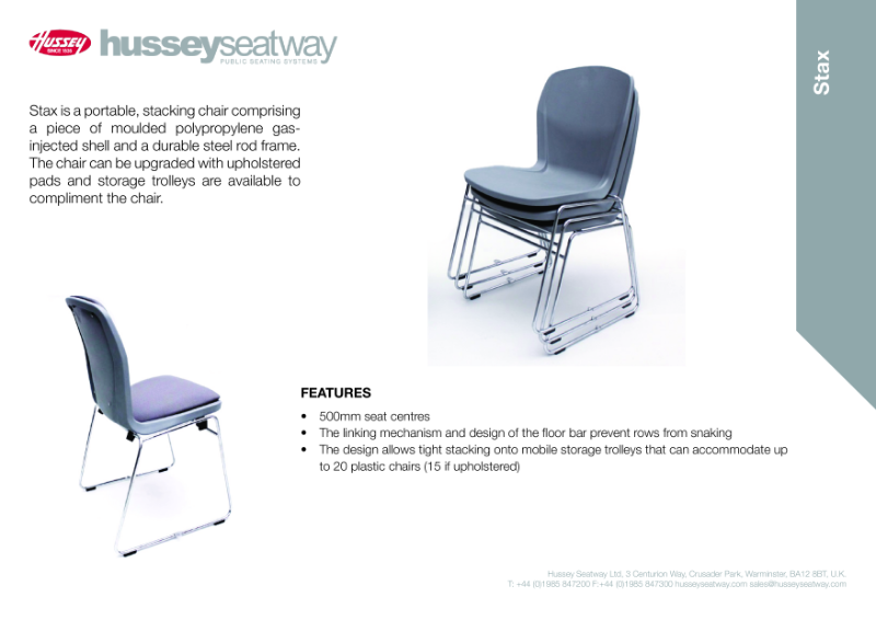 Stax Chair - Product Specification