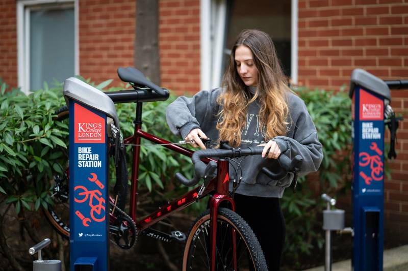 Kings College Residences Repair Stands