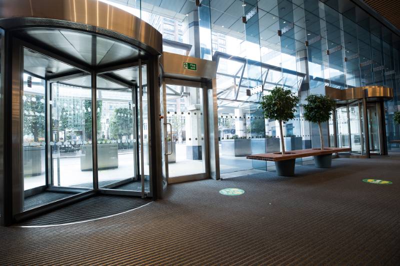 Bronze Entrance Matting at Credit Suisse, One Cabot Square