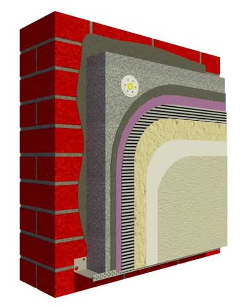 webertherm XM thickcoat acrylic system (EPS)