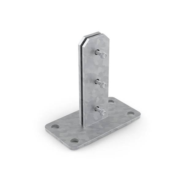 DuraPost® Bolt-Down - Fence Post Base Plate
