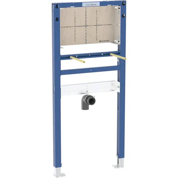 Geberit Duofix element for washbasin, 112–130 cm, wall-mounted tap, concealed - Duofix installation element