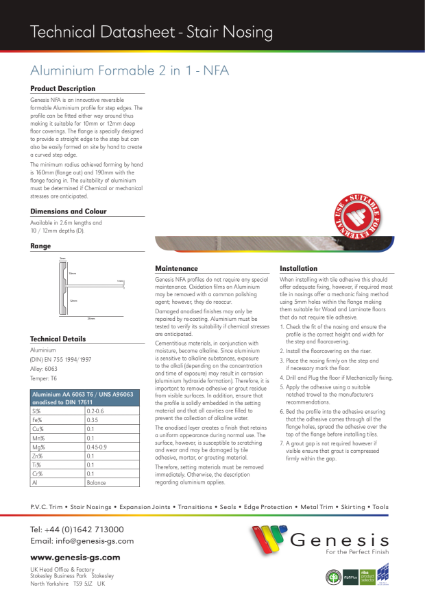 NFA Datasheet