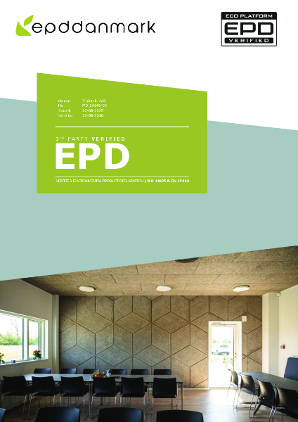 EPD - Troldtekt® acoustic panels, FUTURECEM