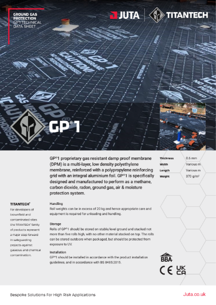 JUTA GP1 - DPM - Technical Datasheet