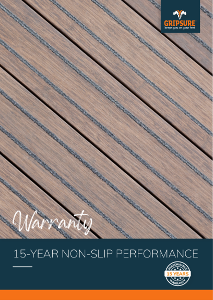 Gripsure Non-Slip Decking Warranty Brochure