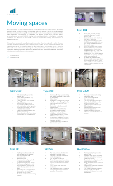 Movawall Brochure