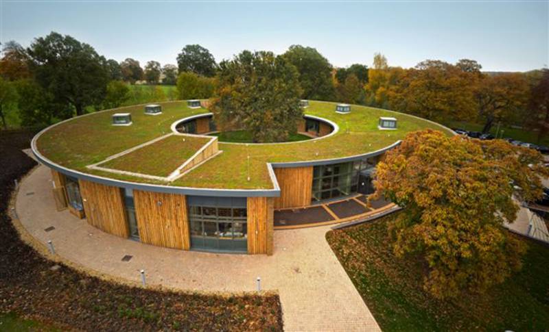 Spectraplan chosen for green sedum roof at British Horse Society