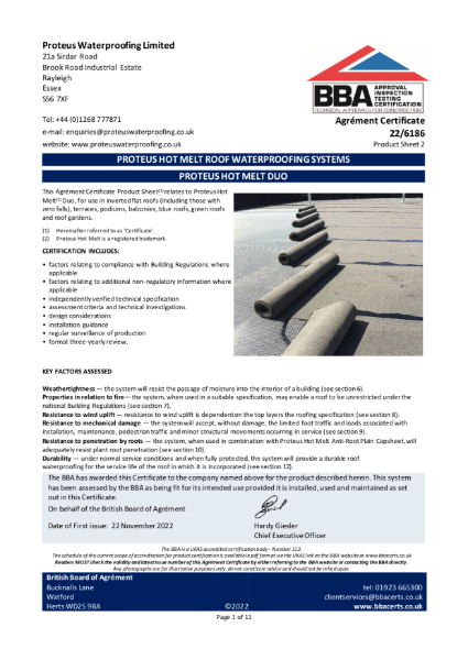 BBA - Proteus Hot Melt® - Product Sheet 2