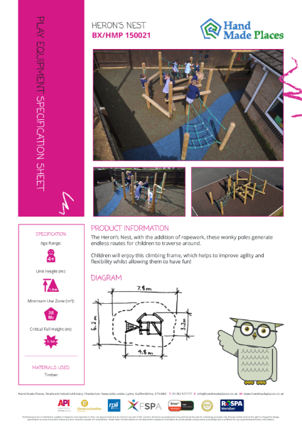 Heron's Nest Specification Sheet