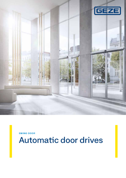 GEZE Swing Door Drives