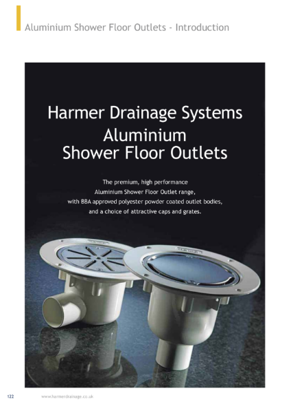 Harmer Aluminium & ABS Shower Drains