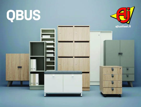 QBUS - säilytysratkaisut innovatiiviseen toimistoon