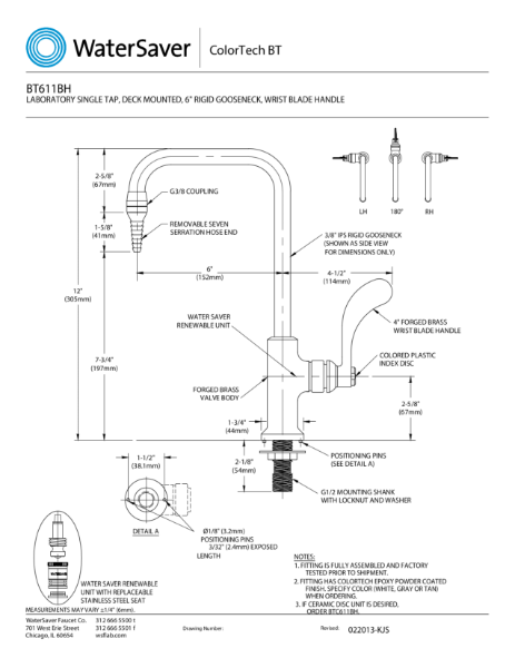 BT611BH Drawing