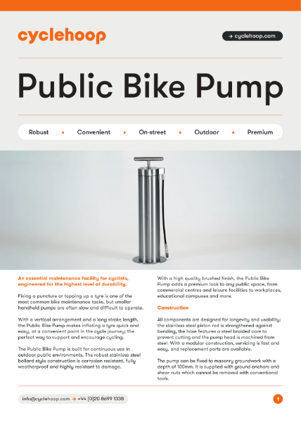 Public Bike Pump