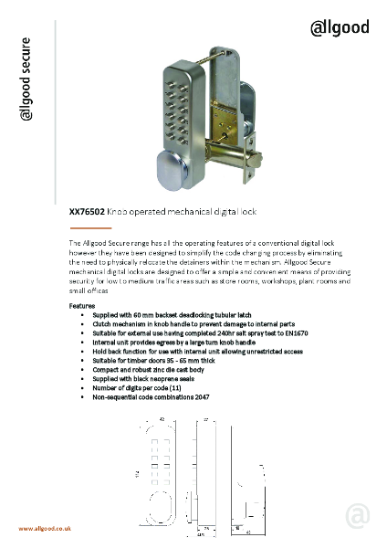 XX76502 Datasheet Iss02