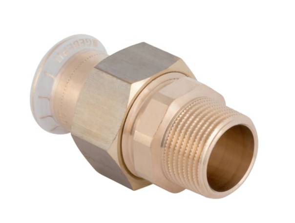 Geberit Mapress Copper Adaptor Union With Male Thread