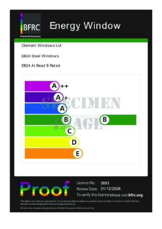 Energy Classification Certificate