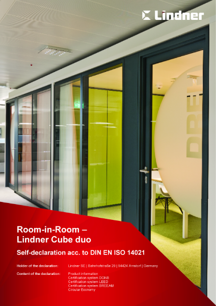 Lindner Cube duo - Self-declaration