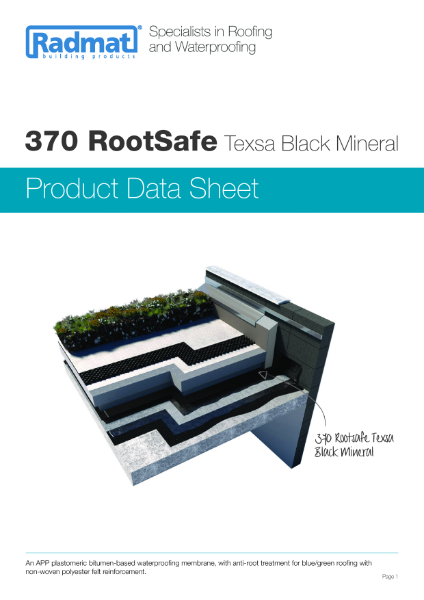 EshaFlex 370 RootSafe Texsa Black Mineral PDS