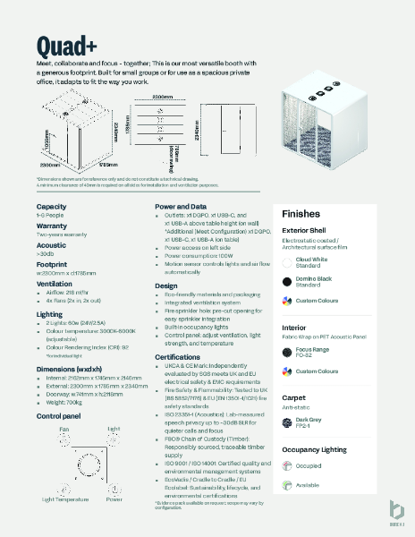 Bureau_Quad+ Spec Sheet_UK