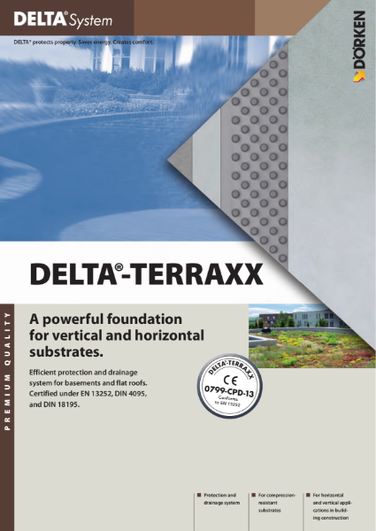 DELTA-TERRAXX  Protection and Drainage System for Cellars