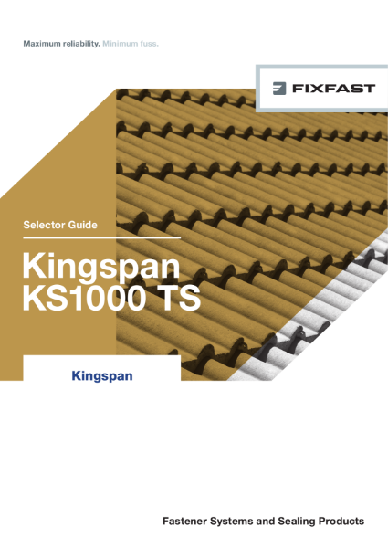 Kingspan KS1000 TS Selector Guide