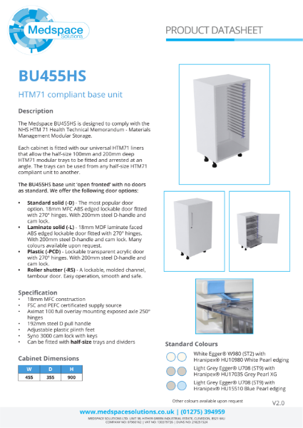 BU455HS - HTM71 compliant base unit