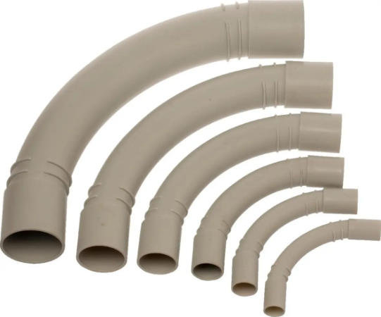 Elektro - 25 mm Halogen-free normal bends, Grey