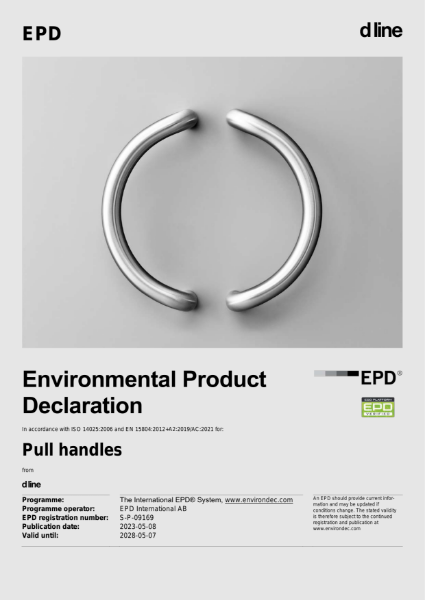Pull handle straight (EPD)