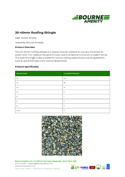 20-40mm Roofing Shingle
