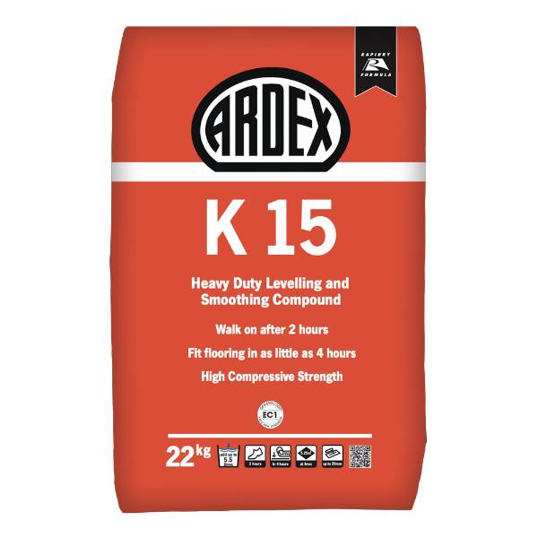 ARDEX K 15&nbsp;Rapid Drying Heavy Duty Self-Levelling Smoothing Compound