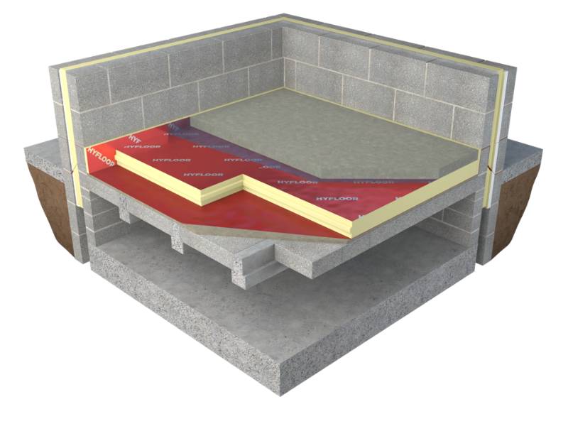 Thin-R XT/HYF T&G Hyfloor Floor Insulation