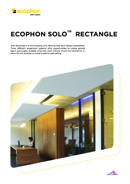 Data Sheet - Solo Rectangle