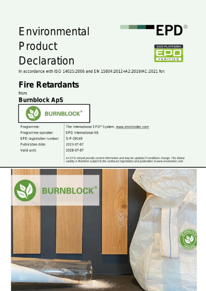EPD Burnblock information