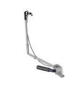 Geberit bathtub drain with turn handle and inlet, d52, length 73 cm