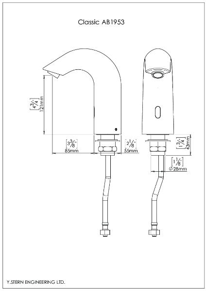 Classic AB 1953 - Product Drawing